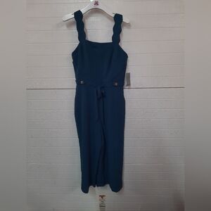 Nwt Adelyn Rae Shadow Blue Jumpsuit